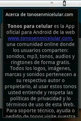 Tonos para Celular android App screenshot 0